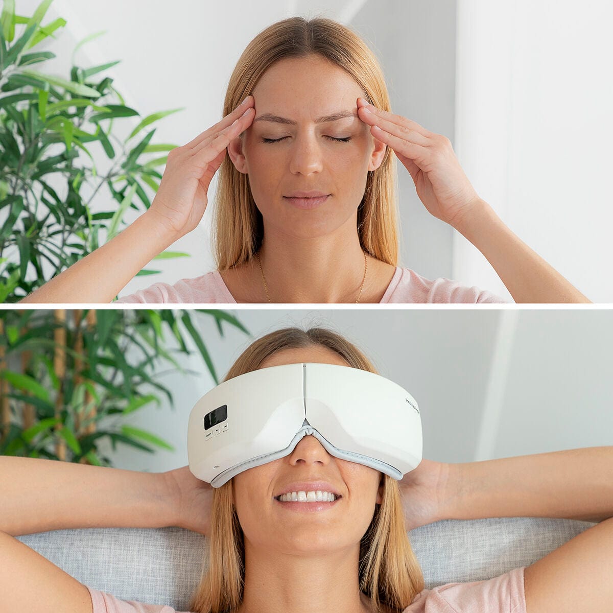 InnovaGoods Ögonmassageapparat med luftkomprimering 4-i-1 Eyesky InnovaGoods