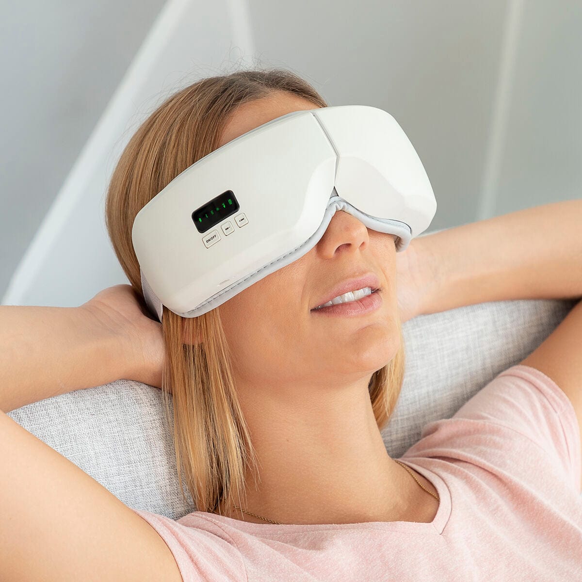 InnovaGoods Ögonmassageapparat med luftkomprimering 4-i-1 Eyesky InnovaGoods
